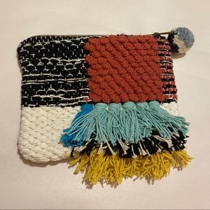 100% cotton pouch with zipper